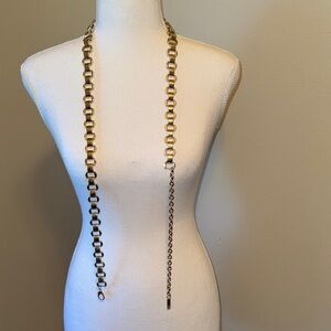 NEW The Limited Polished Gold Belt